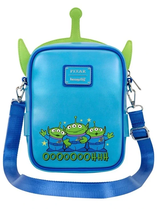 NWT Loungefly Toy Story 30th Anniversary Aliens Crossbuddies Crossbody Bag - Picture 7 of 16